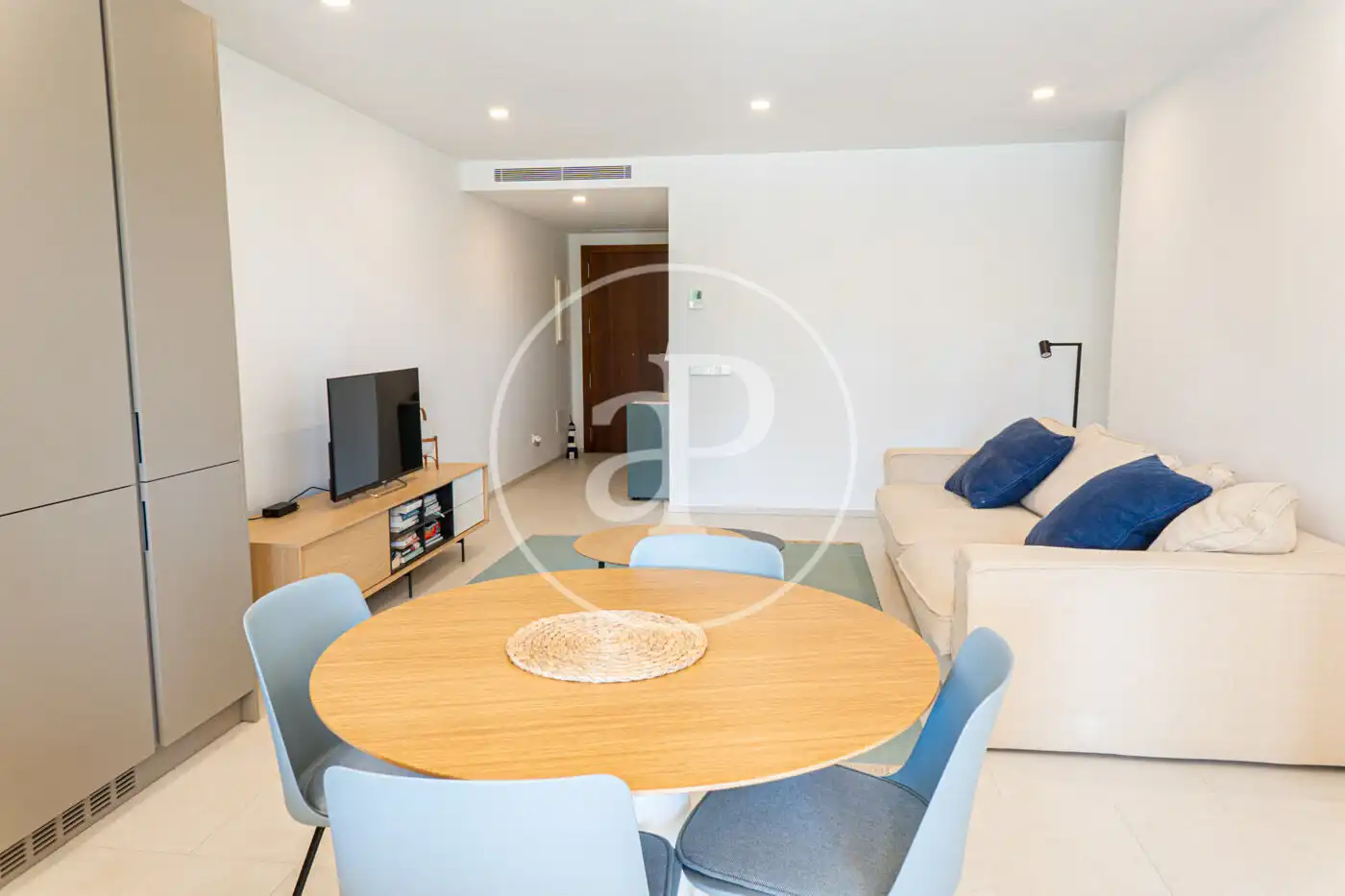 Wohnzimmer von Wohnung zur Miete in Pollença mit Klimaanlage, Heizung und Terrasse