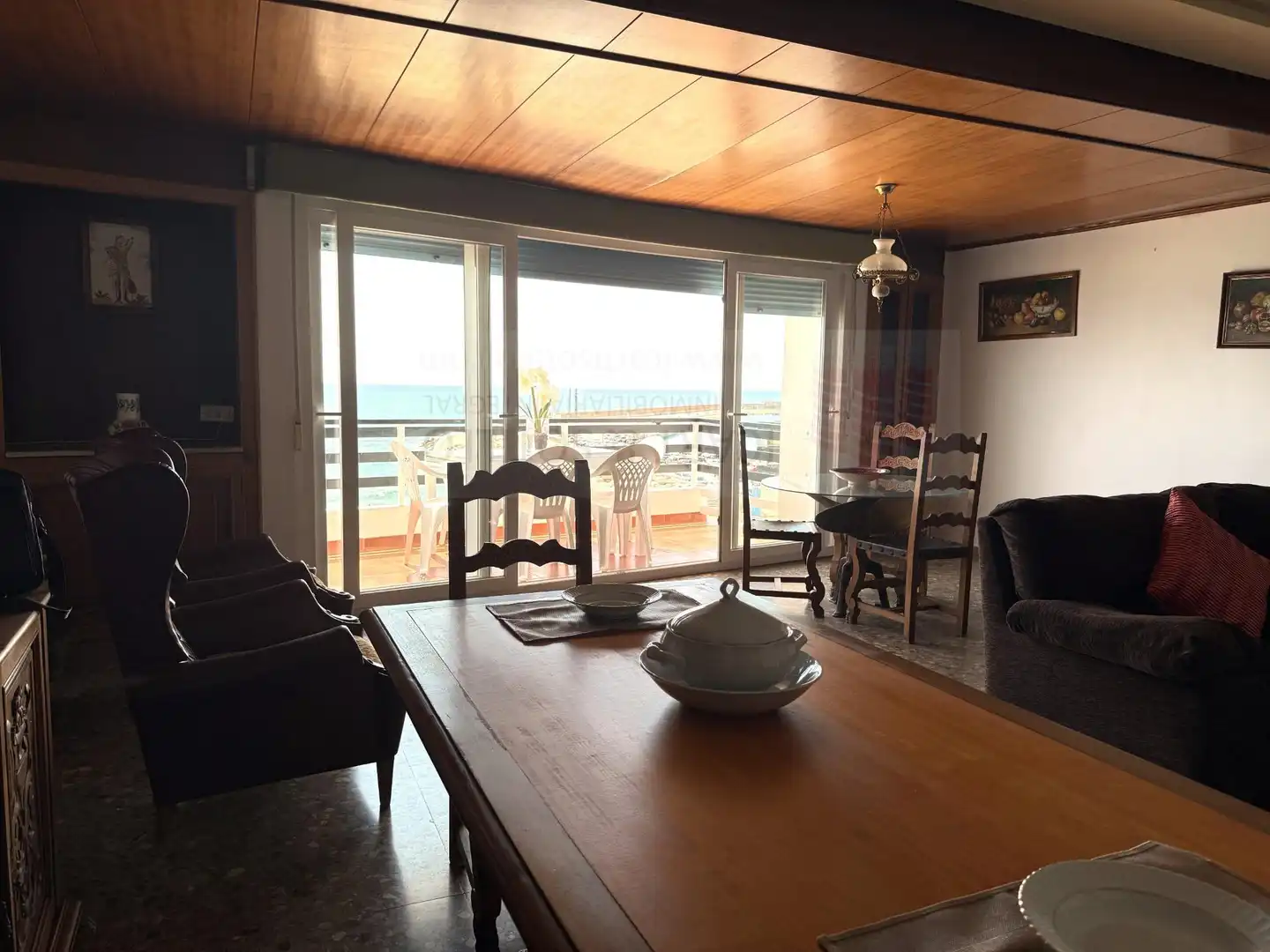 Dining room of Flat for rent in Vinaròs  with Heating, Terrace and Furnished