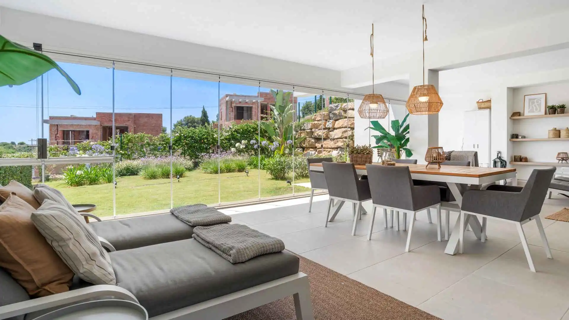Terraza de Apartamento en venta en Estepona con Aire acondicionado, Jardín privado y Terraza