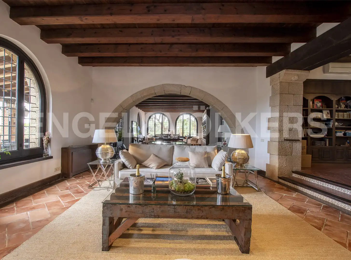 Living room of Houses for sale in Castelldefels  with Air Conditioner, Heating and Private garden