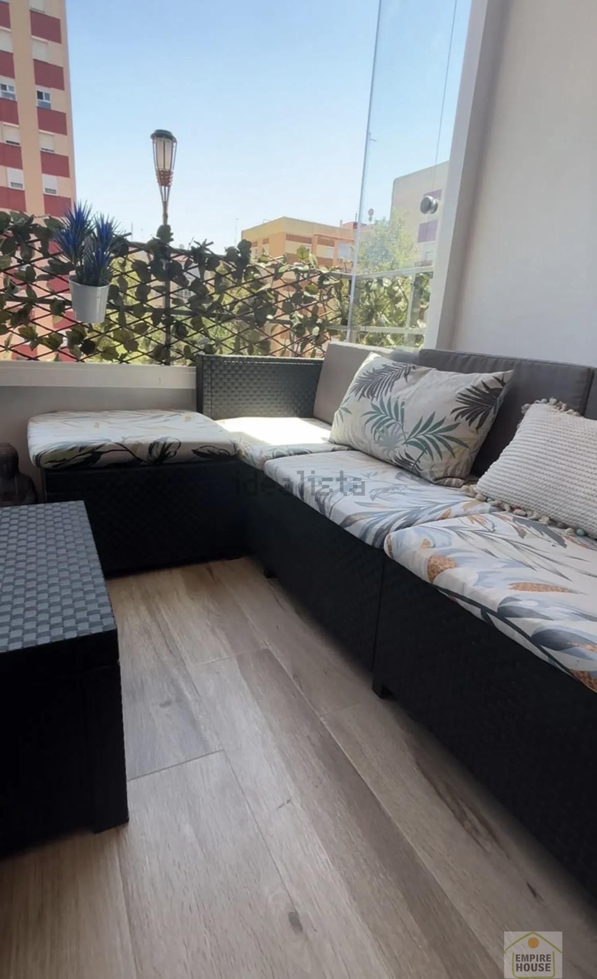 Terrace of Flat for sale in  Valencia Capital  with Furnished and Balcony