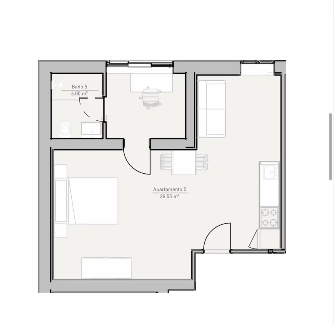 Studio avec piscine à louer à El Bosque, imagen 18