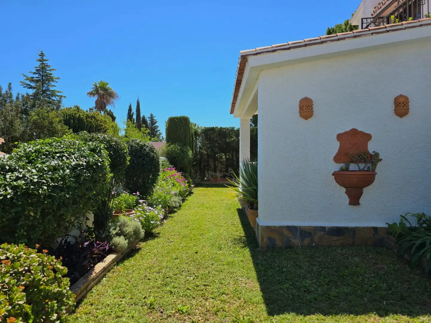 Garden of Houses for sale in Benalmádena  with Air Conditioner, Heating and Private garden