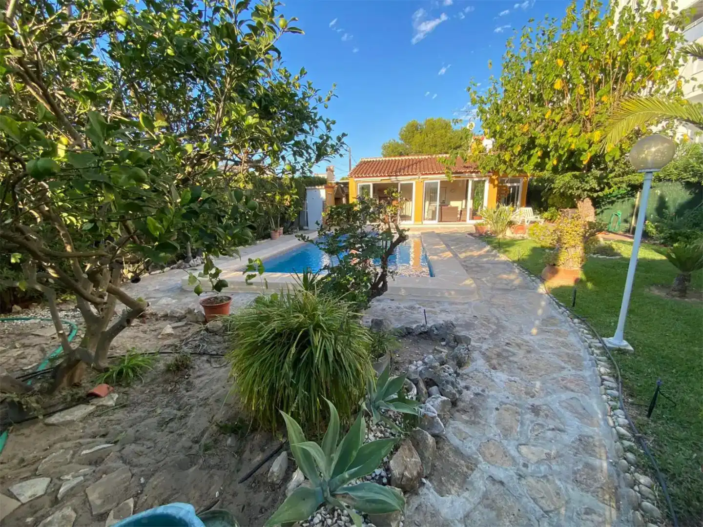 Swimming pool of Houses for rent in Dénia  with Air Conditioner, Private garden and Storage room