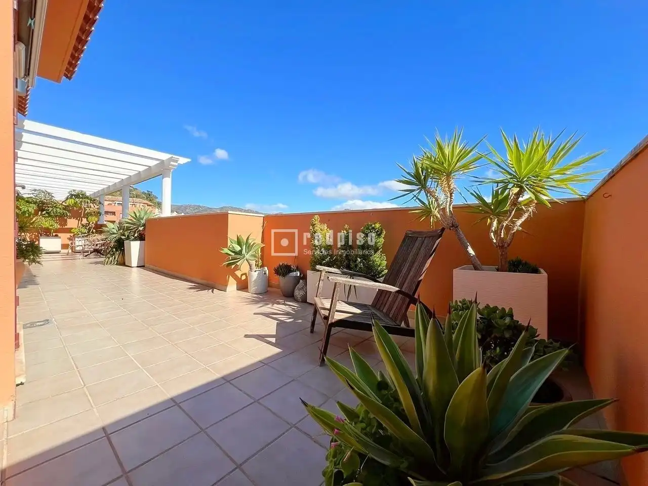 Terraza de Ático en venta en Rincón de la Victoria con Aire acondicionado, Calefacción y Jardín privado