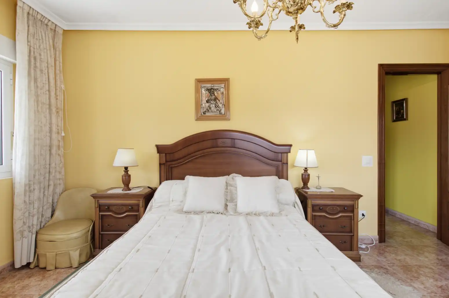 Bedroom of Flat for sale in Castrillón  with Terrace and Furnished