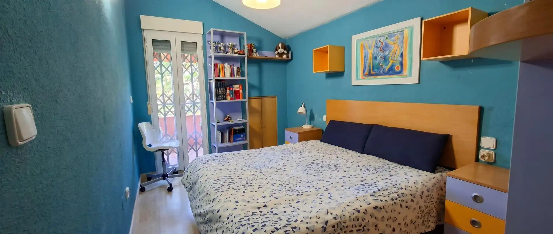 Dormitori de Casa adosada en venda en Sant Joan d'Alacant amb Aire condicionat, Jardí privat i Terrassa