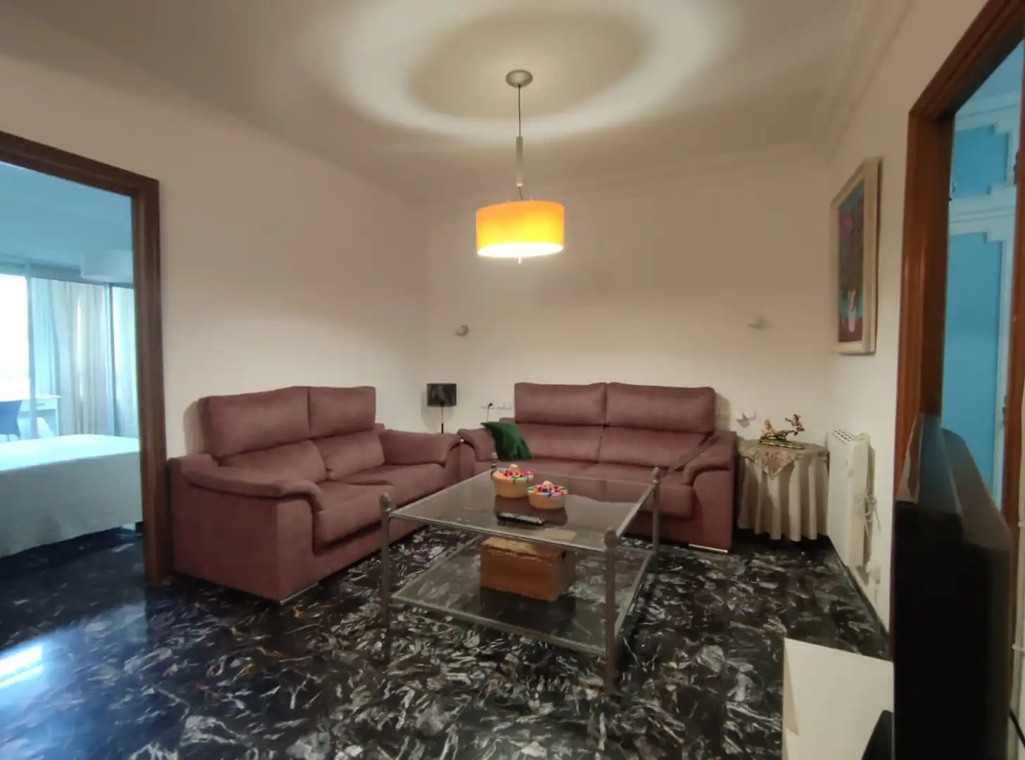 Sala d'estar de Pis de lloguer en Murcia amb Aire condicionat, Calefacció i Moblat