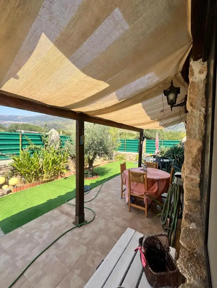 Terraza de Finca rústica en venta en Cabrero con Jardín privado y Piscina
