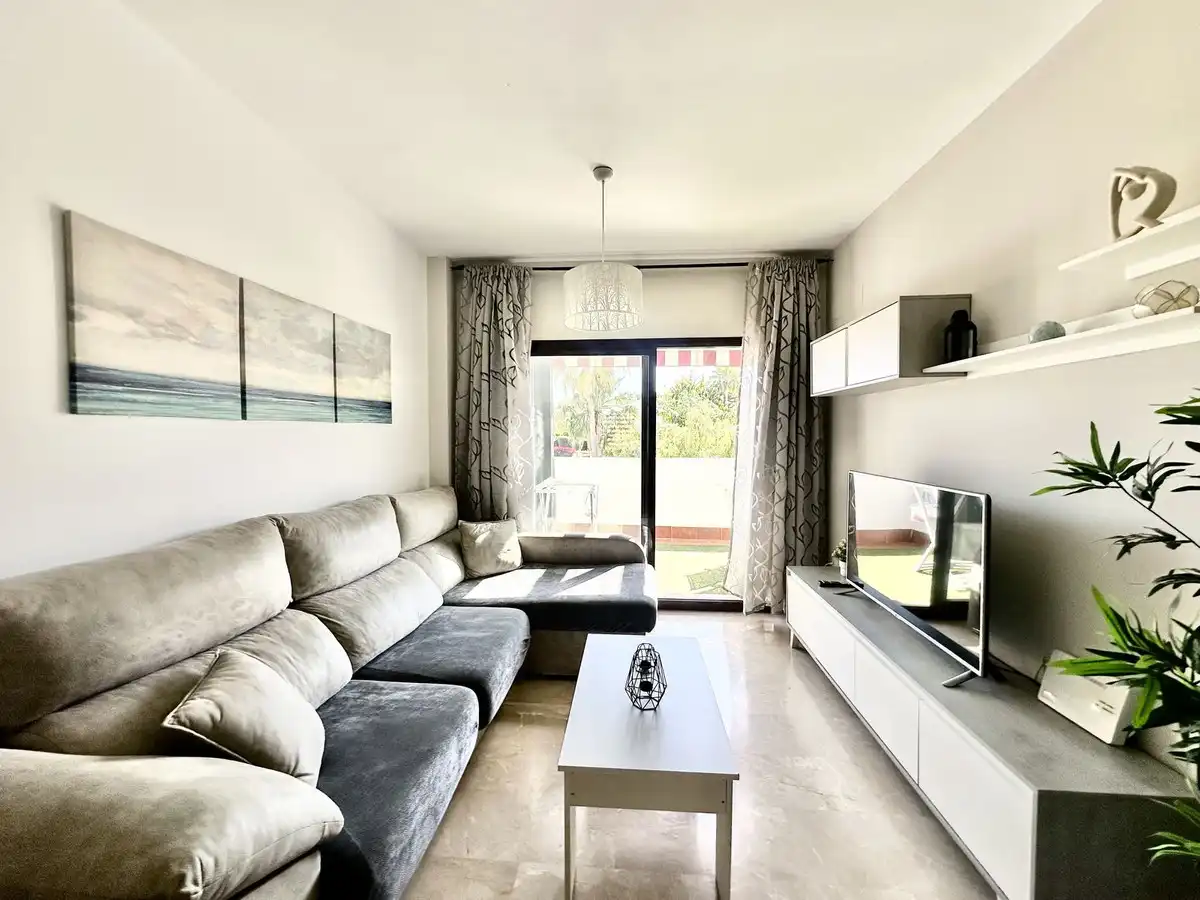 Wohnzimmer von Wohnungen zum Verkauf in Mijas mit Klimaanlage, Heizung und Terrasse