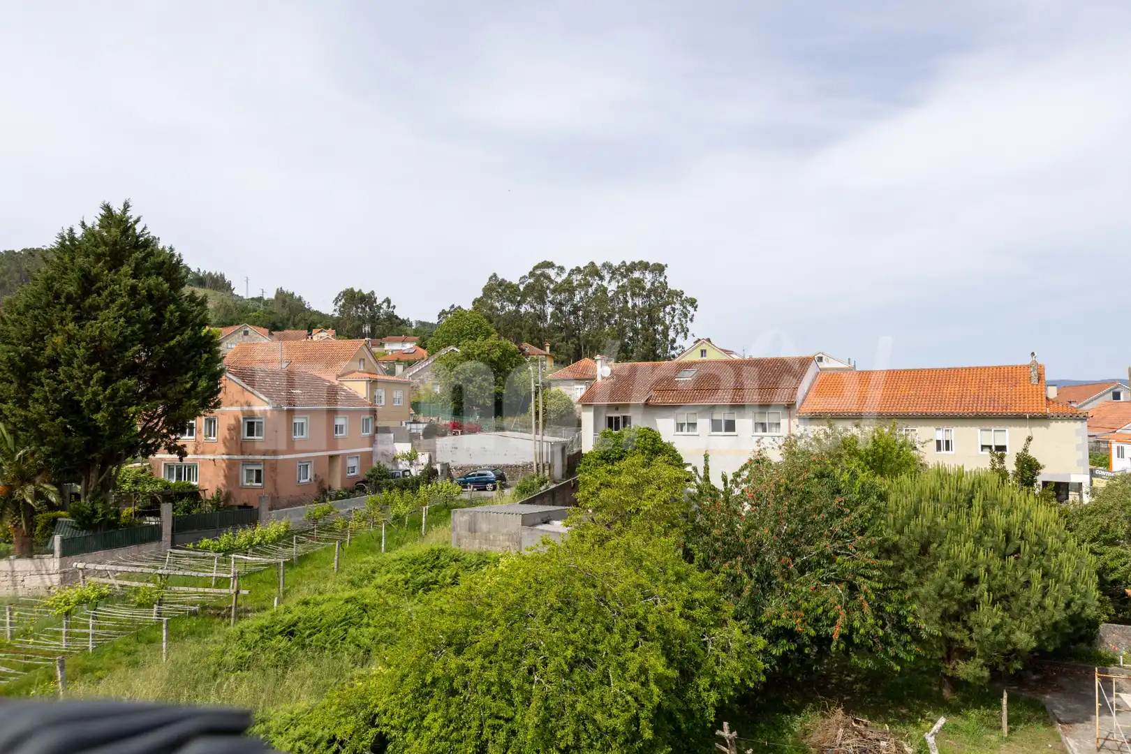 Vista exterior de Ático en venta en Poio con Calefacción, Parquet y Terraza