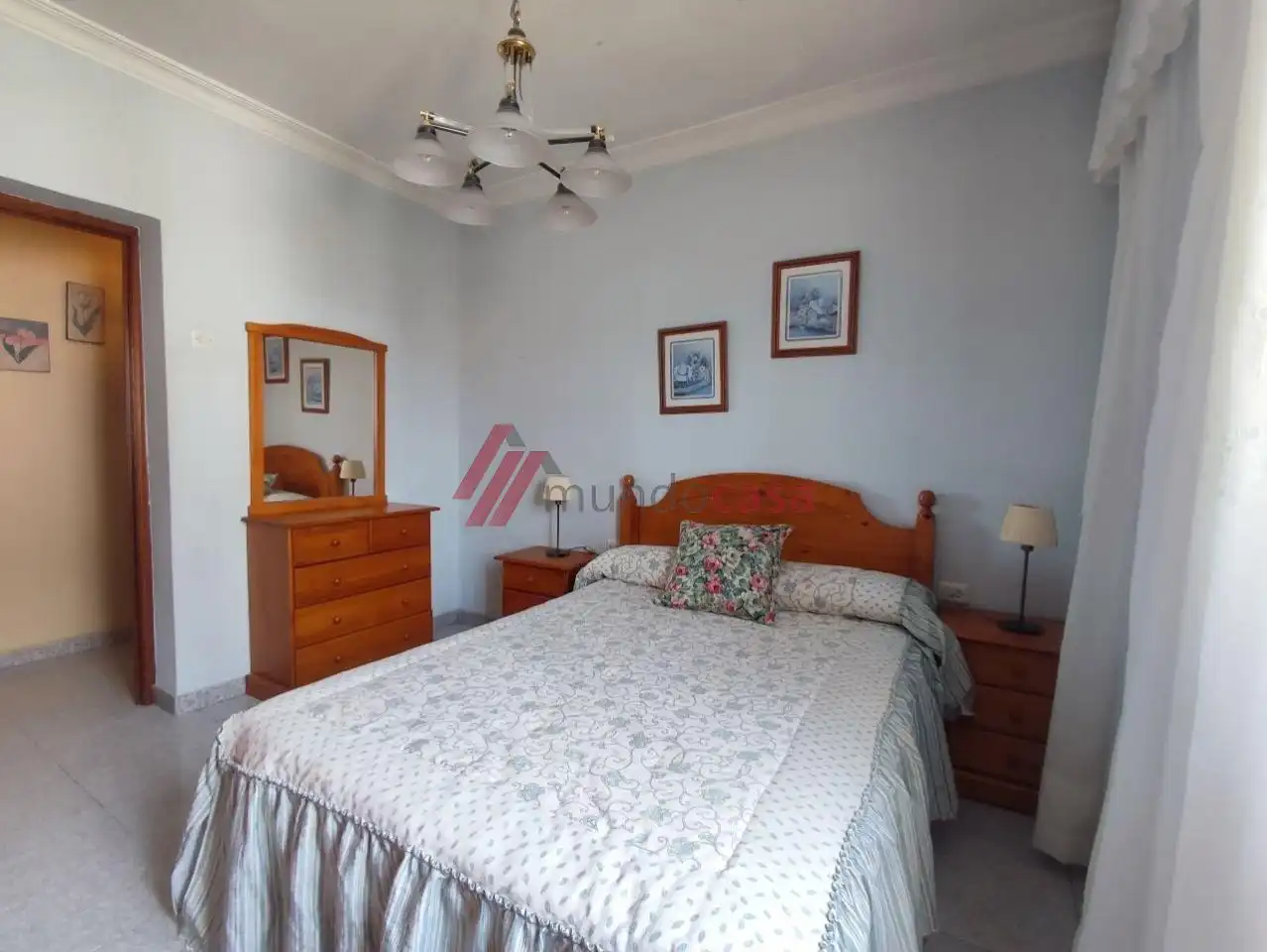 Bedroom of Flat for rent in A Malata - Catabois - Ciudad Jardín