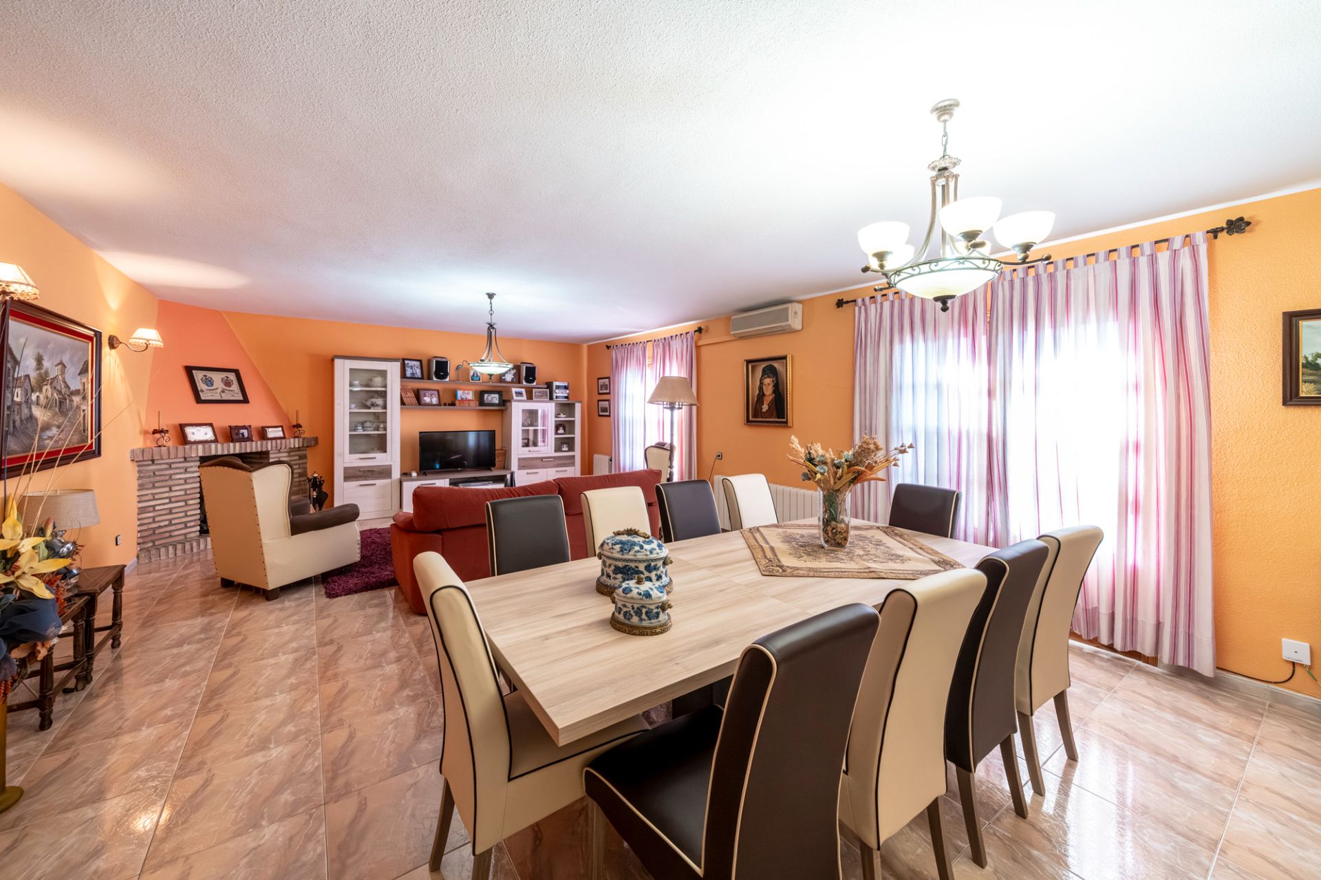 Dining room of Single-family semi-detached for sale in Chinchón  with Air Conditioner, Heating and Private garden