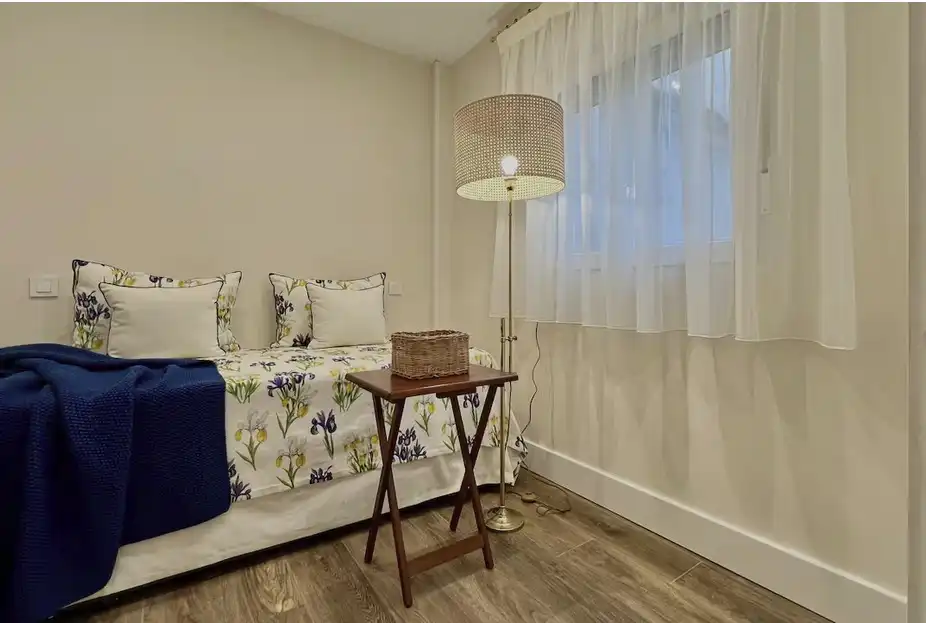 Schlafzimmer von Maisonette zur Miete in Madrid mit Klimaanlage, Heizung und Parkett