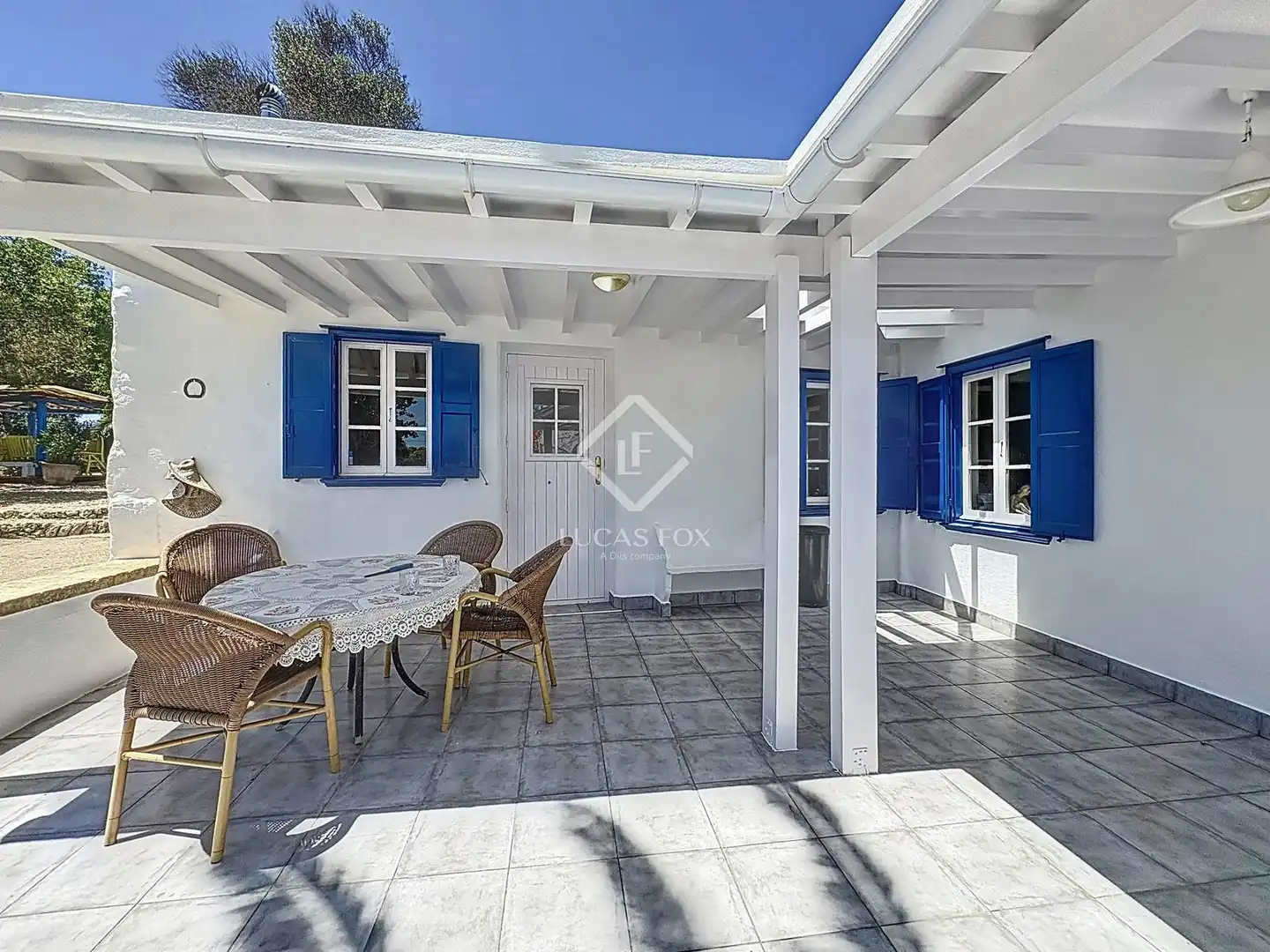 Terraza de Finca rústica en venta en Es Castell con Aire acondicionado, Calefacción y Jardín privado