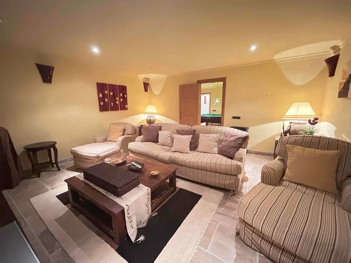Sala de estar de Casa o chalet en venta en Cuevas del Almanzora con Aire acondicionado, Calefacción y Jardín privado