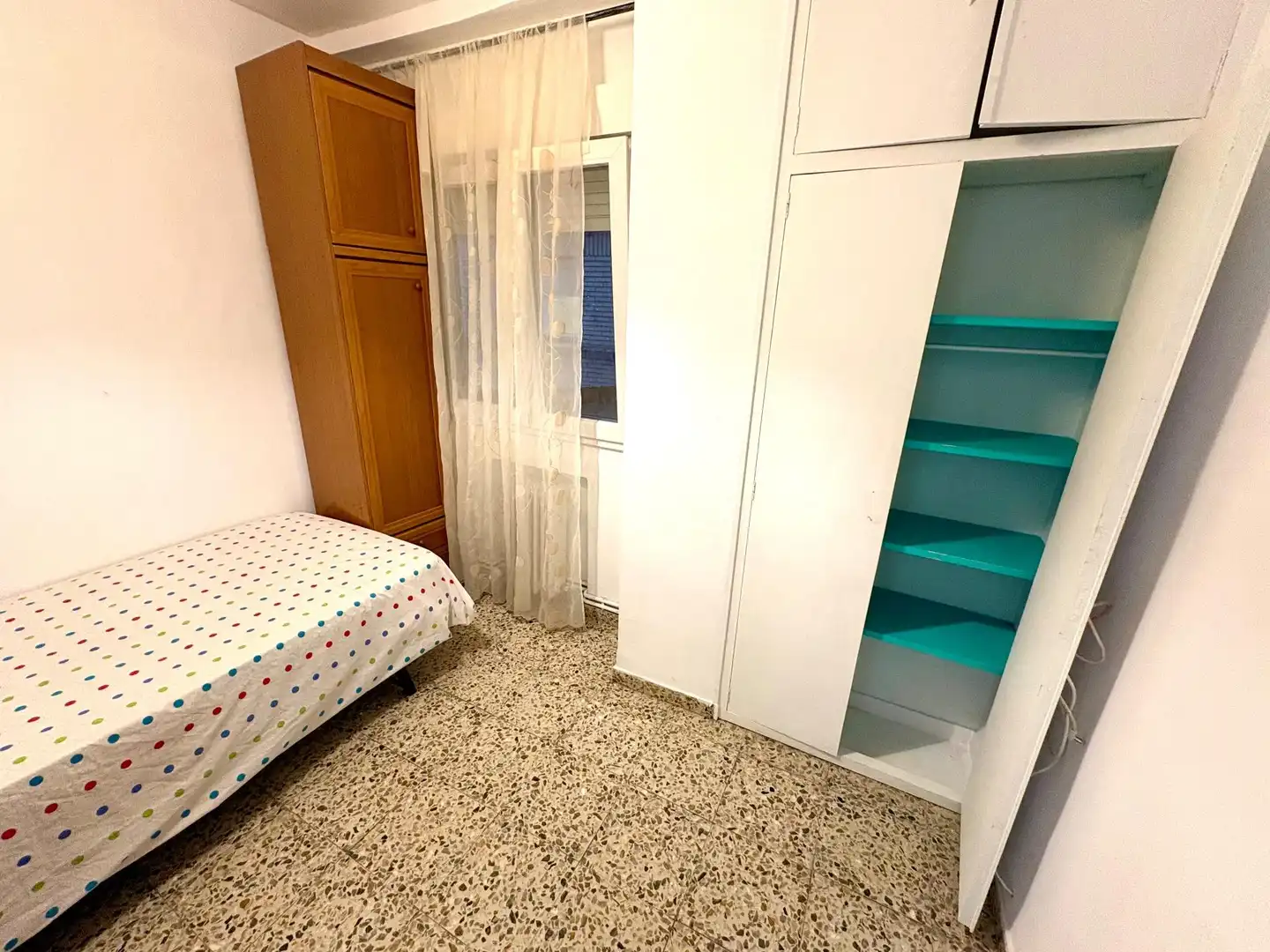 Bedroom of Flat for sale in Tudela  with Heating, Terrace and Furnished