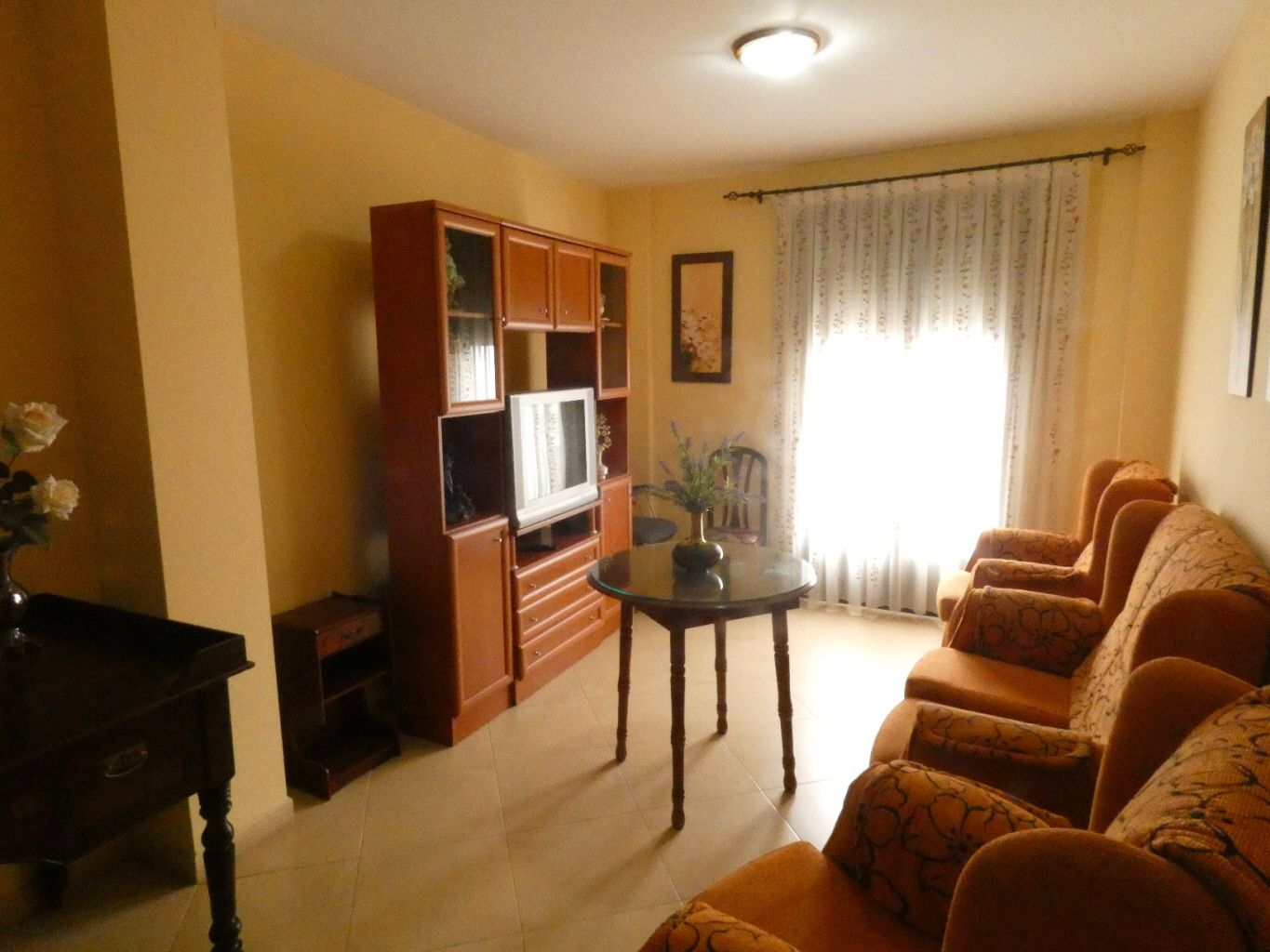 Sala de estar de Piso de alquiler en Azuaga con Terraza, Amueblado y Balcón