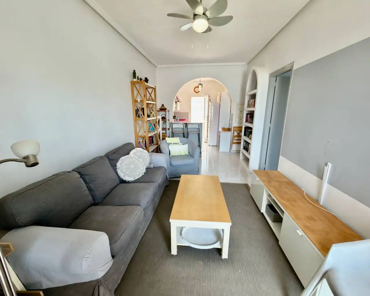 Sala d'estar de Casa o xalet en venda en Rojales amb Jardí privat, Terrassa i Traster