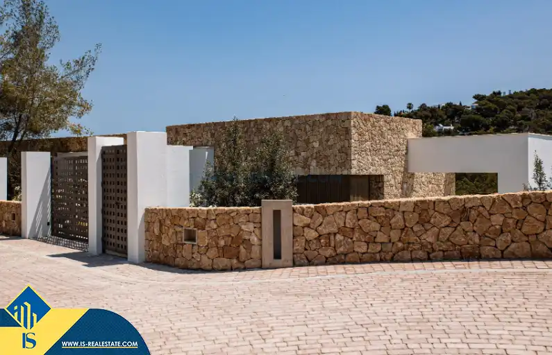 Vista exterior de Casa o chalet en venta en Santa Eulària des Riu con Terraza y Piscina