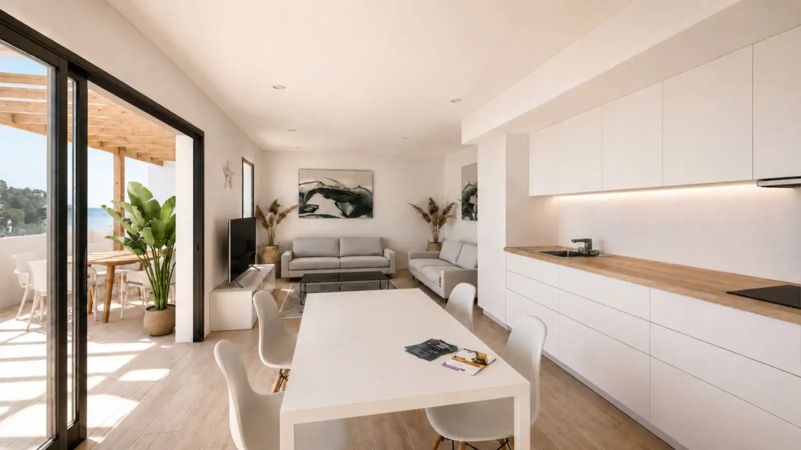 Sala d'estar de Apartament en venda en Palafrugell