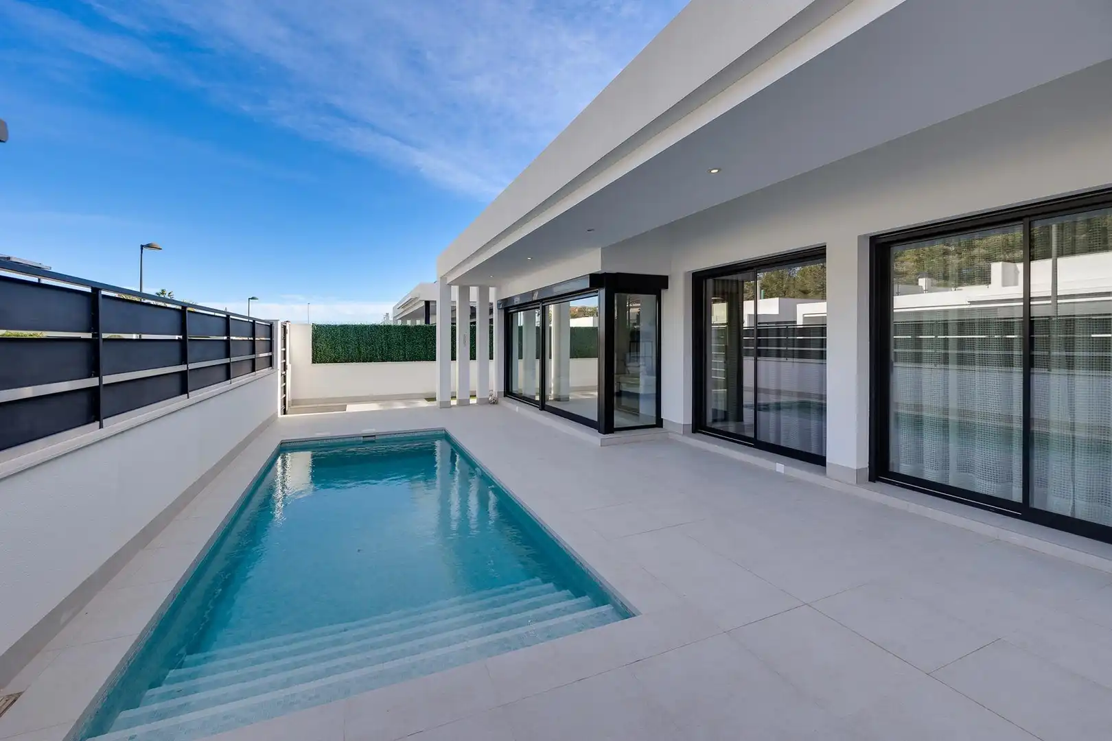 Piscina de Casa o chalet en venta en Pilar de la Horadada con Aire acondicionado, Calefacción y Jardín privado