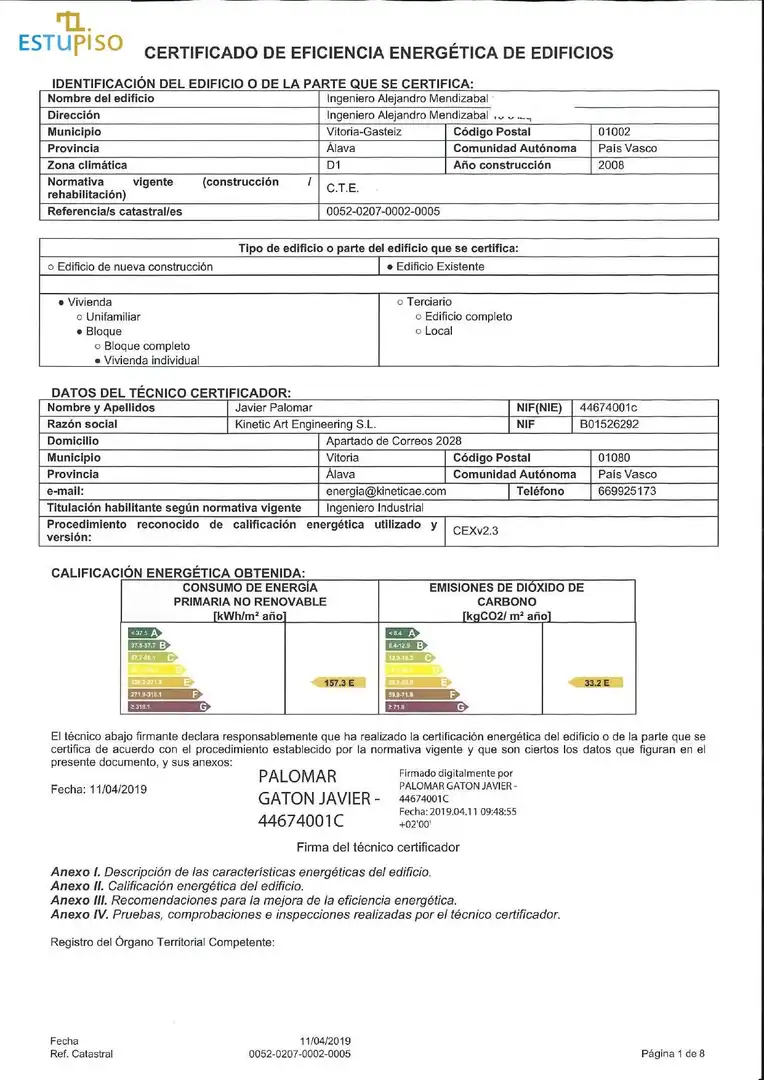 Parking de Piso en venta en Vitoria - Gasteiz con Calefacción, Jardín privado y Terraza