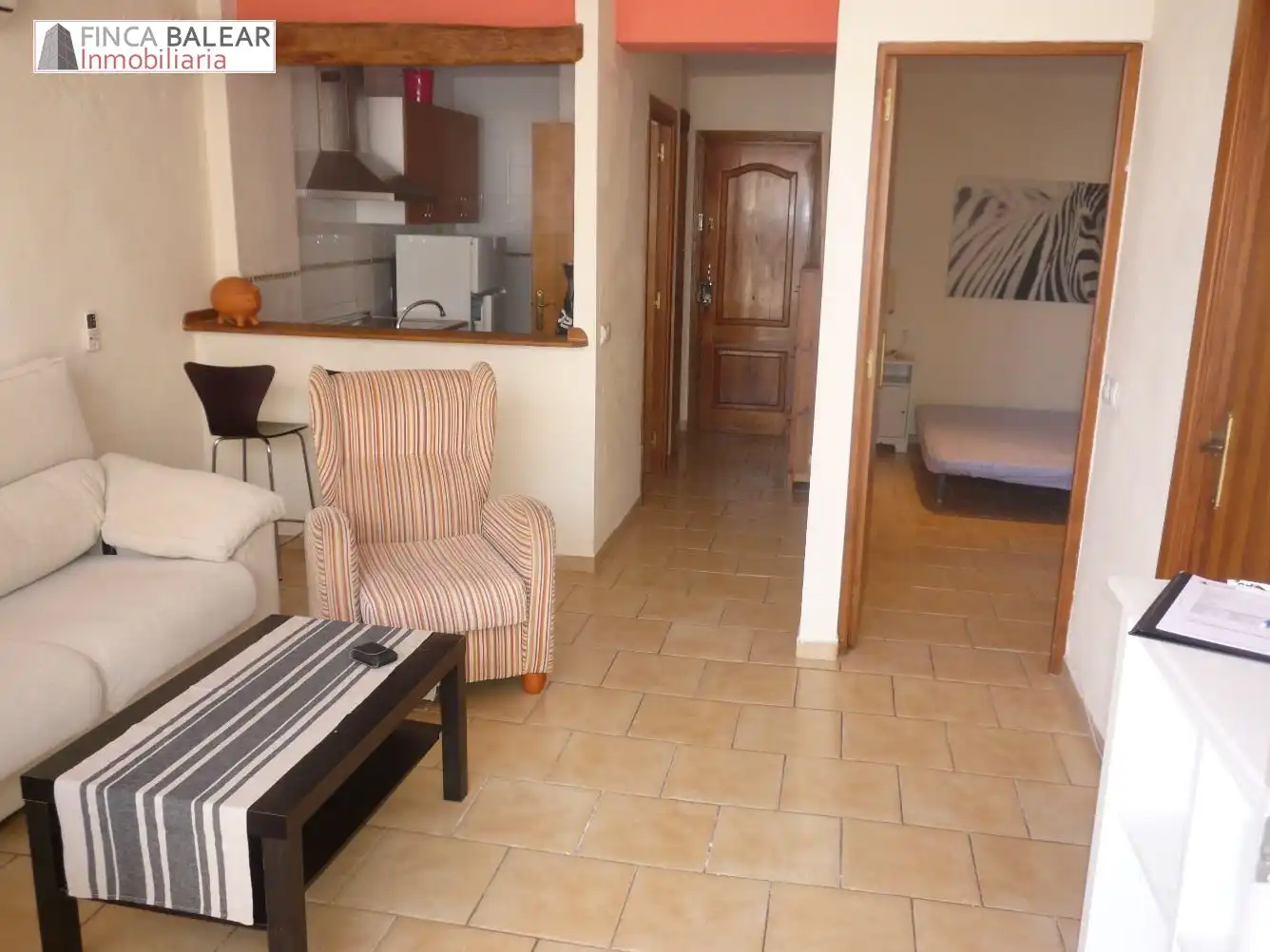 Sala de estar de Piso en venta en Llucmajor con Aire acondicionado, Terraza y Amueblado