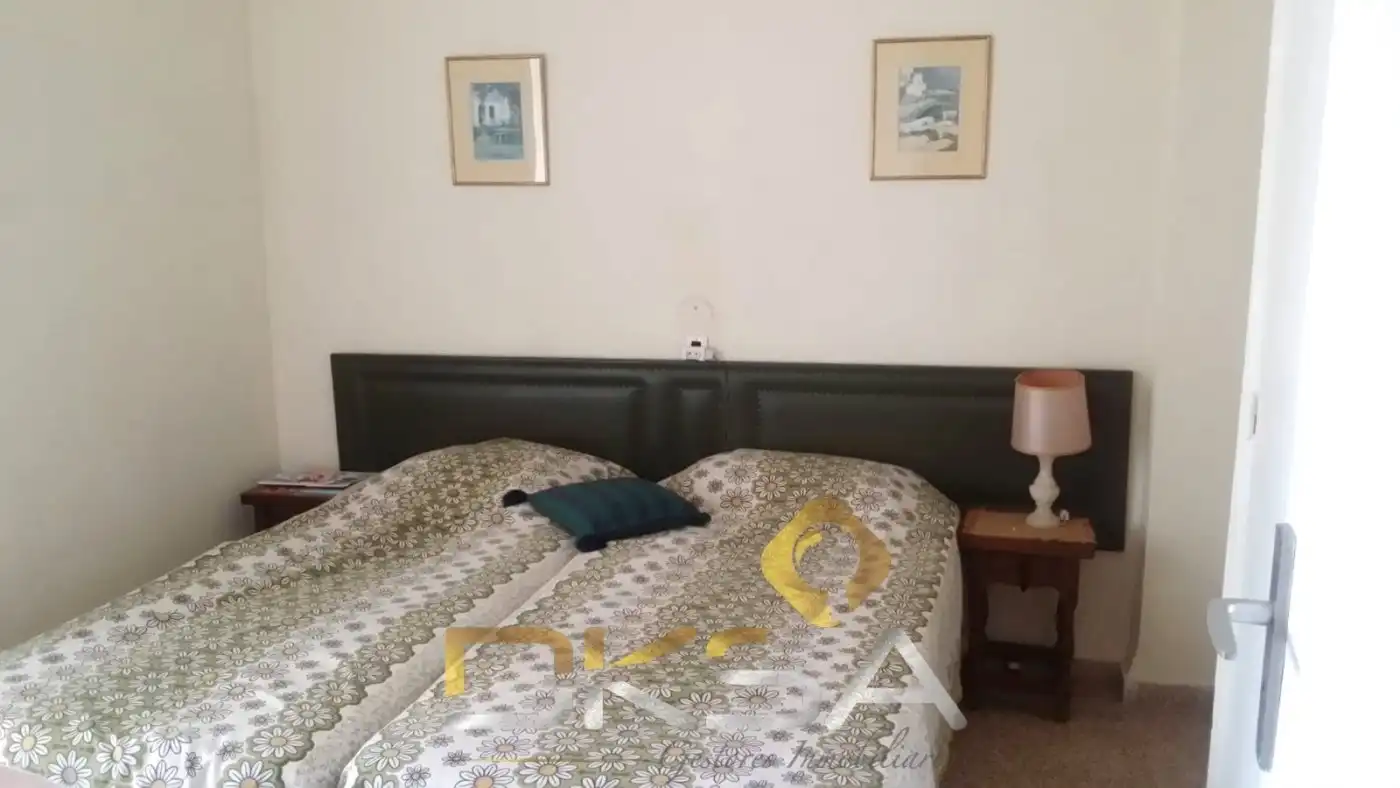 Bedroom of Apartments for rent in Castellón de la Plana / Castelló de la Plana  with Air Conditioner, Terrace and Furnished