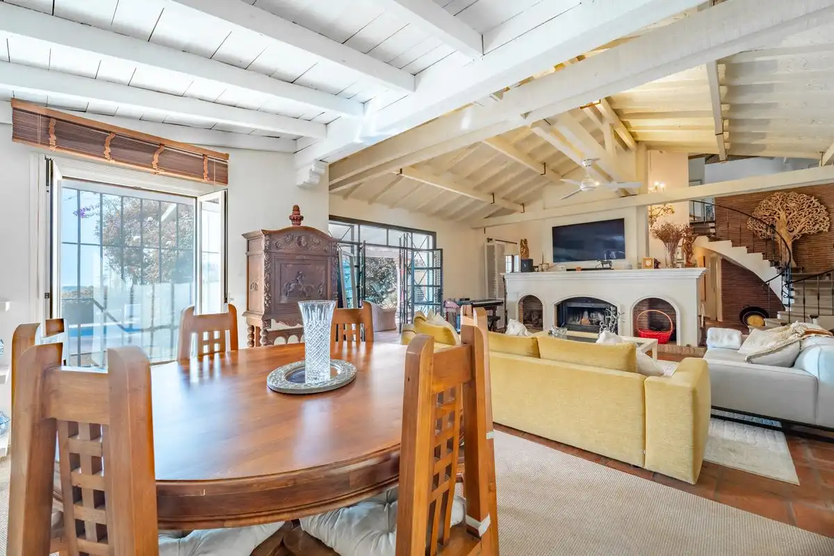 Dining room of Houses for rent in Benahavís  with Air Conditioner, Heating and Private garden