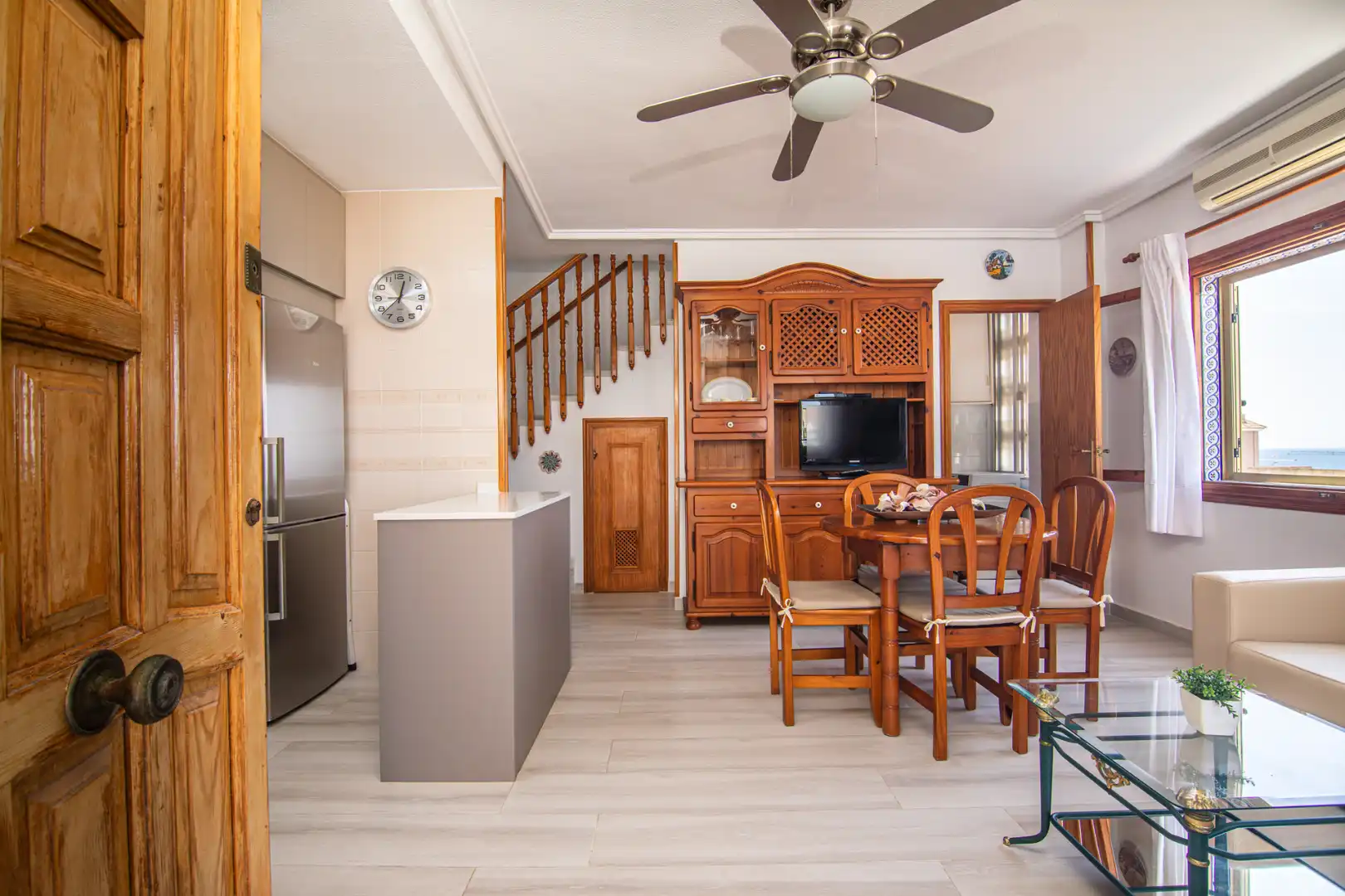 Cocina de Casa adosada en venta en Santa Pola con Aire acondicionado, Terraza y Amueblado