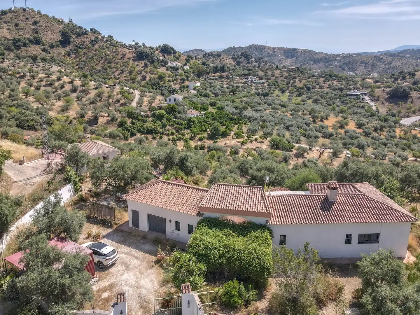 Vista exterior de Casa o xalet en venda en Monda amb Aire condicionat, Jardí privat i Piscina