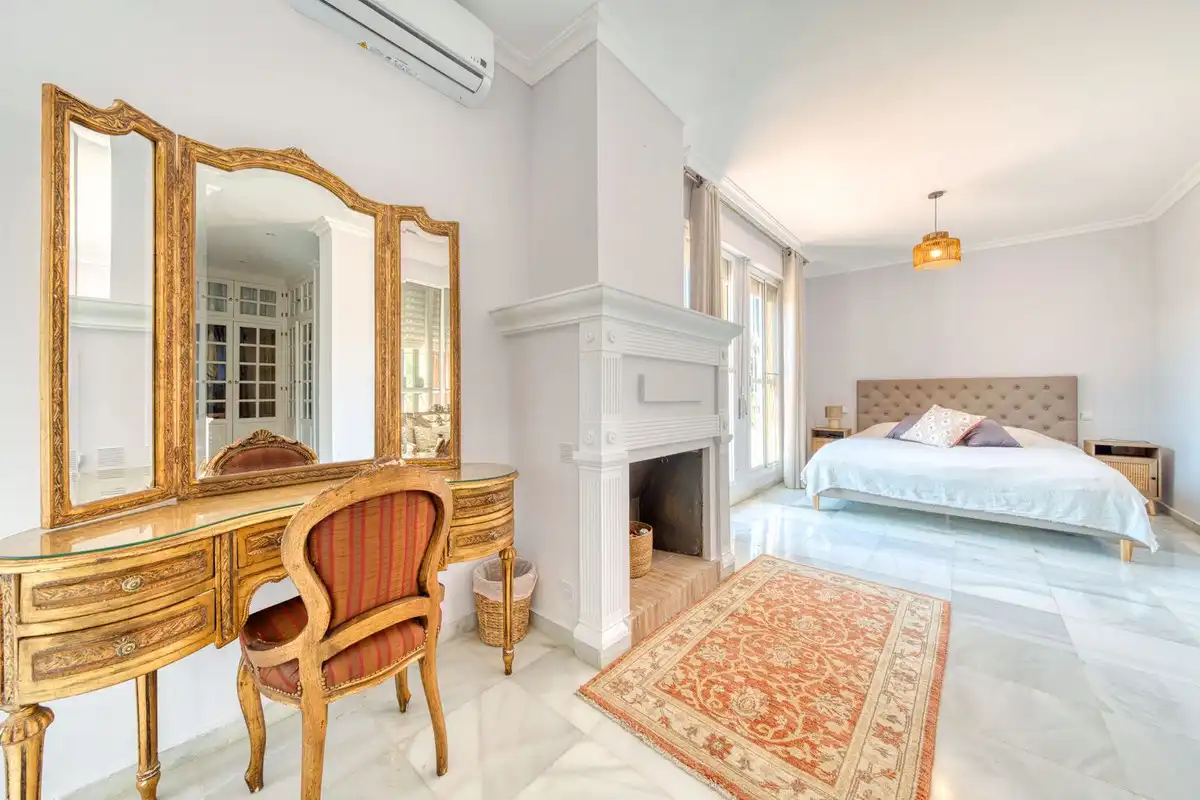 Bedroom of Houses for rent in Marbella  with Air Conditioner, Private garden and Terrace