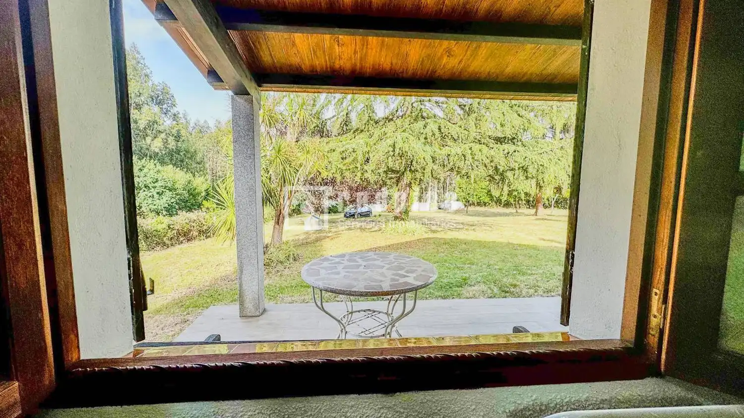 Terraza de Casa o chalet en venta en Abegondo con Parquet, Terraza y Amueblado