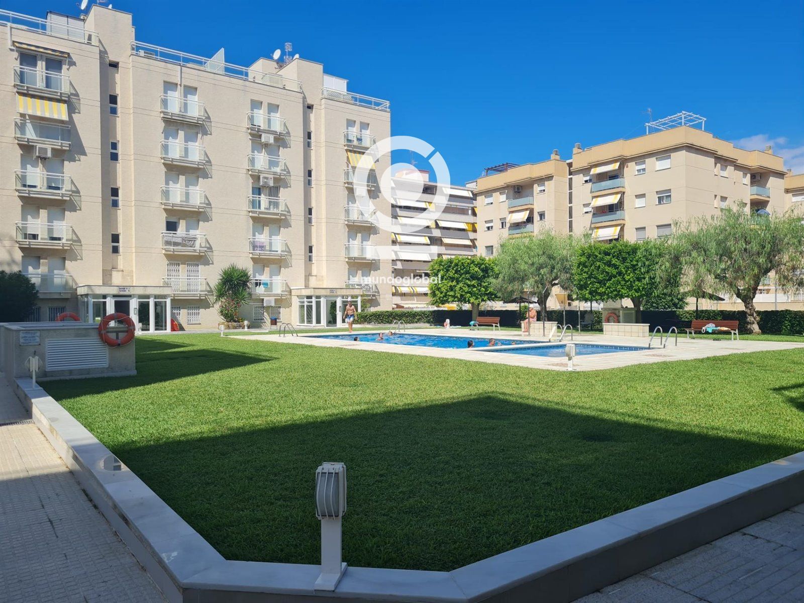 Exterior view of Flat for sale in Calafell  with Terrace, Storage room and Swimming Pool
