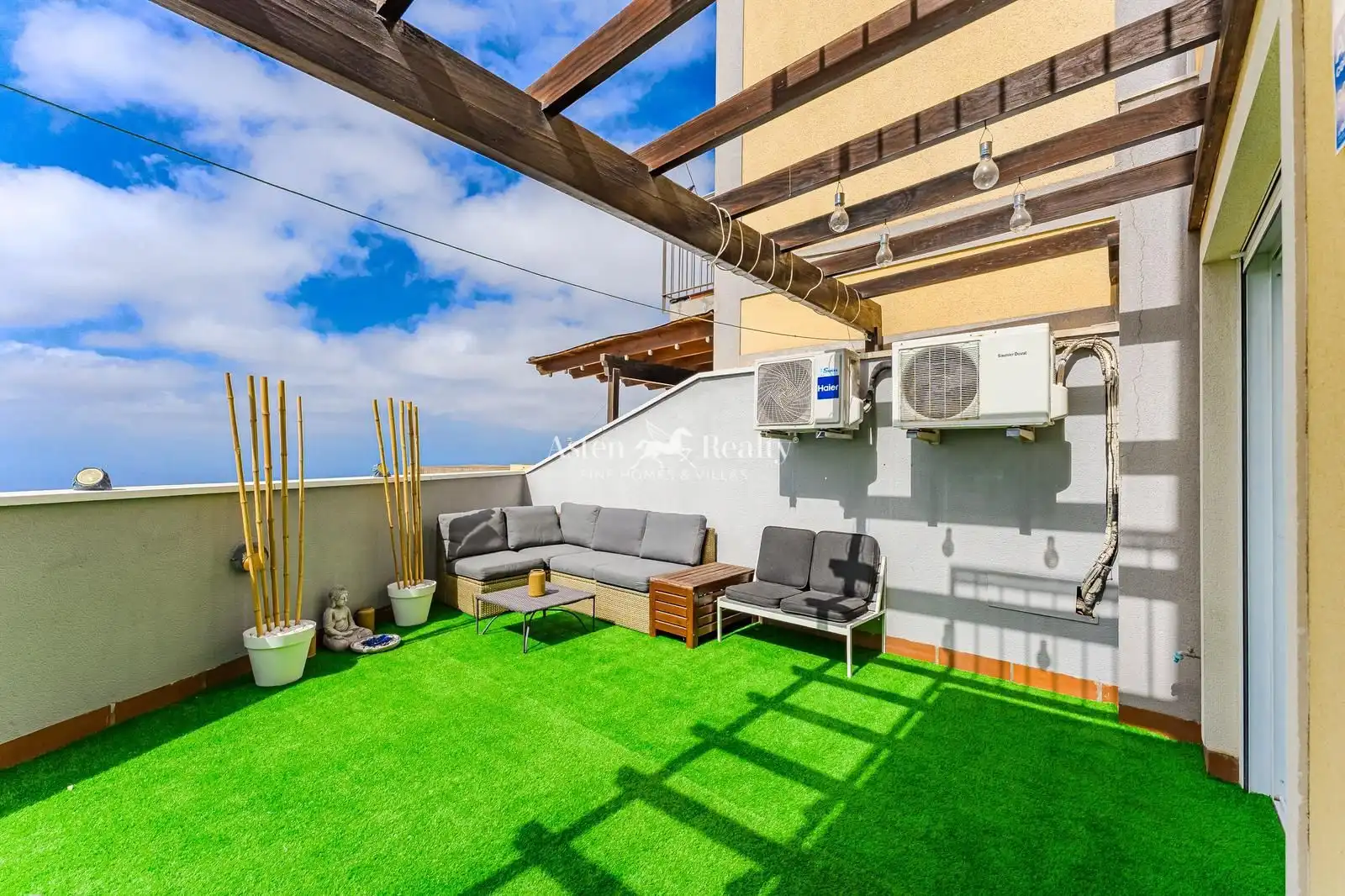 Terraza de Casa adosada en venta en San Miguel de Abona con Aire acondicionado, Calefacción y Jardín privado