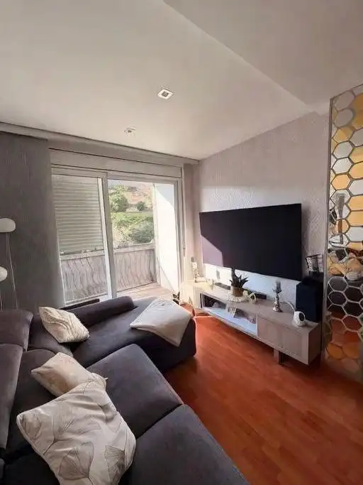 Sala de estar de Piso en venta en Barcelona con Aire acondicionado, Calefacción y Parquet