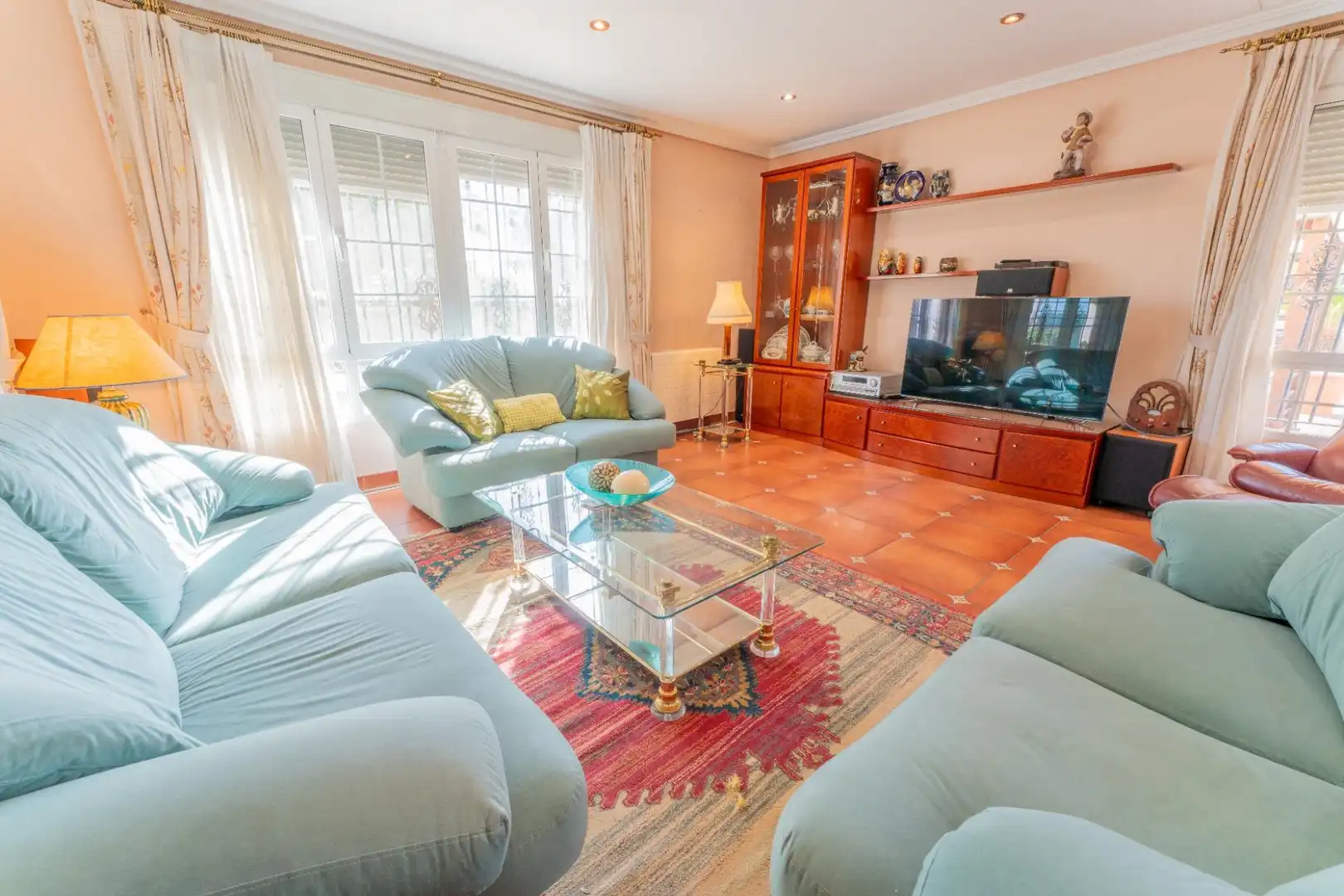 Sala de estar de Casa o chalet en venta en Elche / Elx con Trastero, Piscina y Balcón
