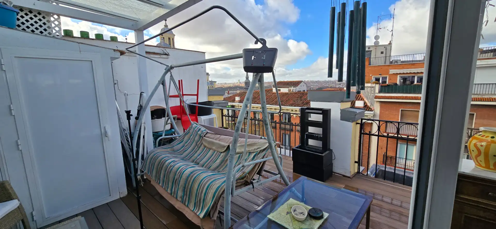 Terraza de Ático en venta en Madrid con Aire acondicionado, Calefacción y Parquet