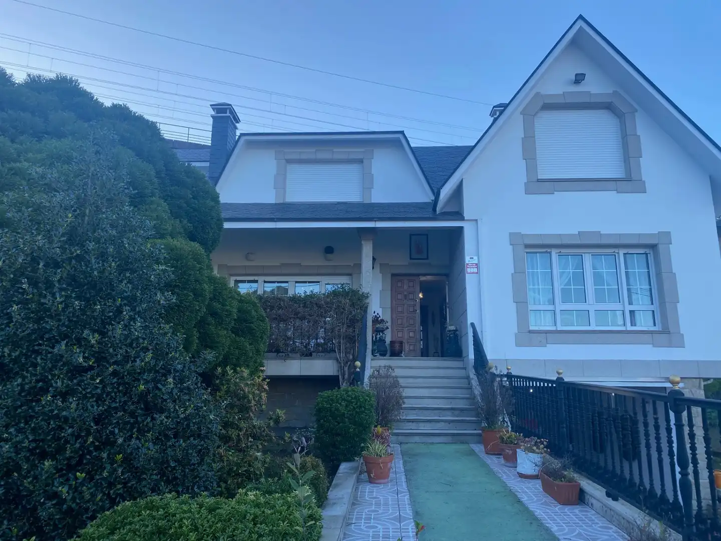 Vista exterior de Casa o chalet en venta en Dodro con Calefacción, Jardín privado y Parquet