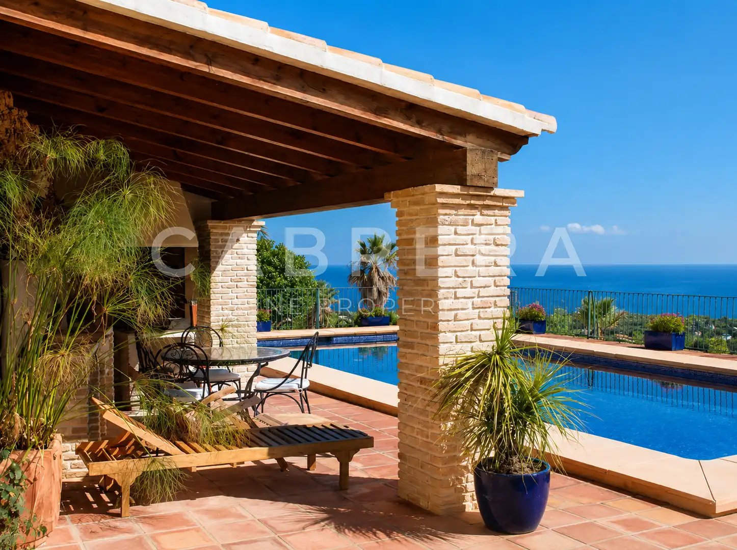 Terraza de Casa o chalet en venta en Benissa con Aire acondicionado, Calefacción y Jardín privado