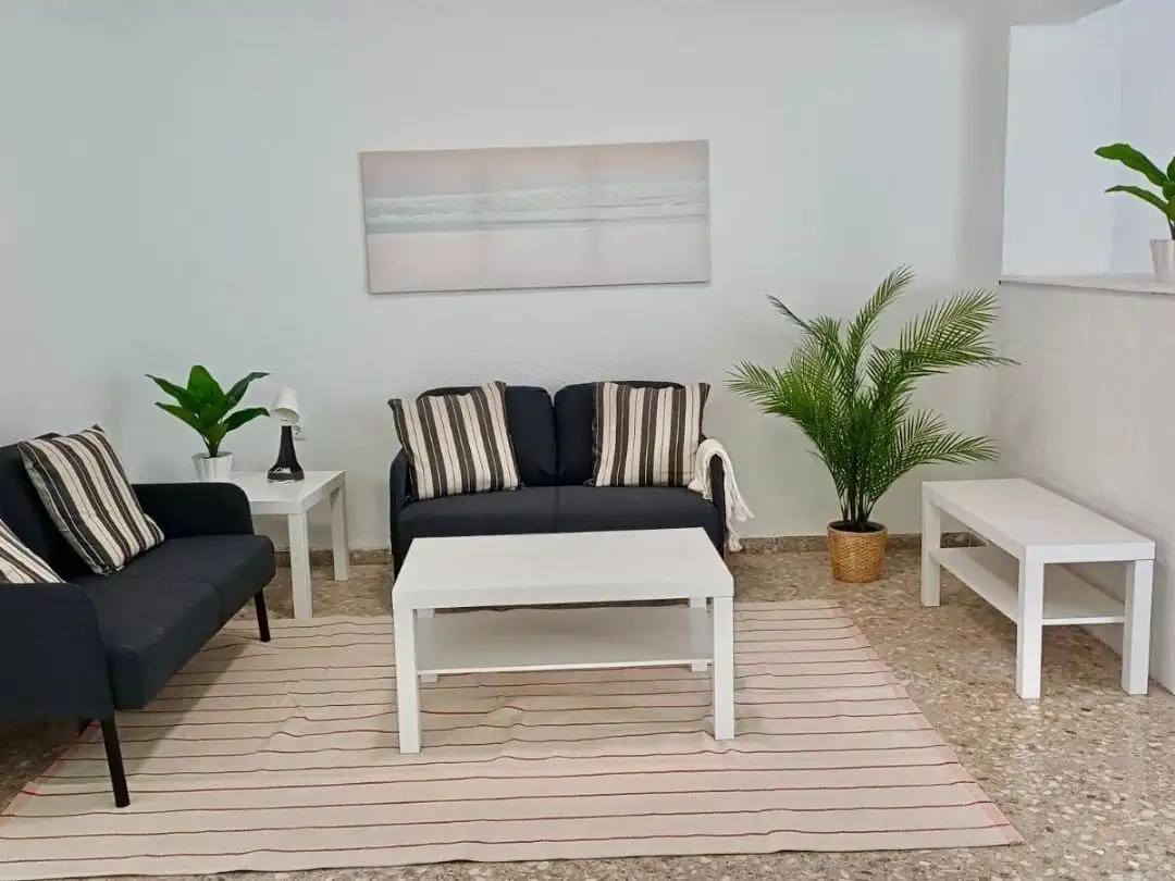Sala de estar de Piso en venta en Almussafes con Terraza, Amueblado y Balcón