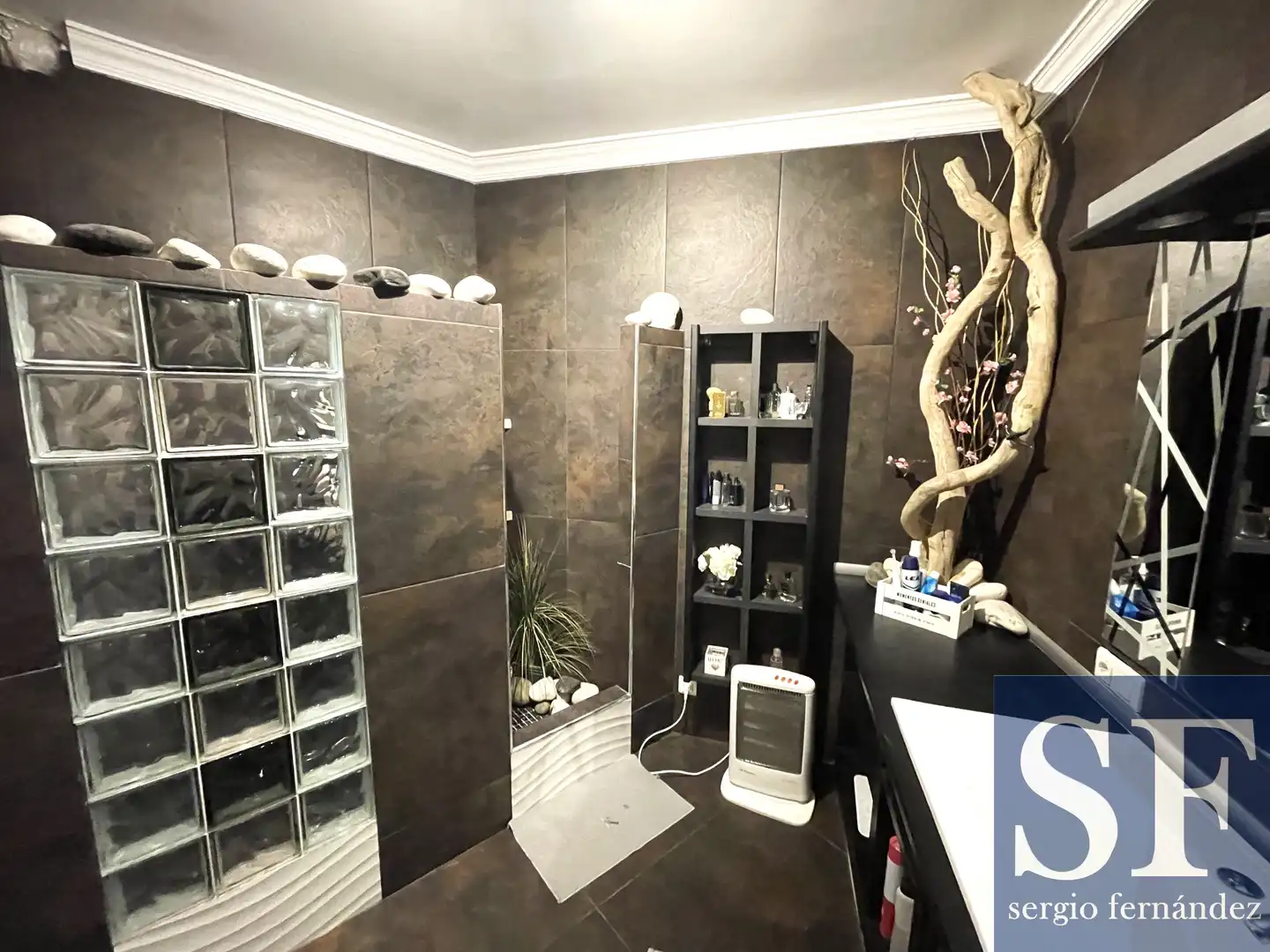 Baño de Apartamento en venta en Cómpeta