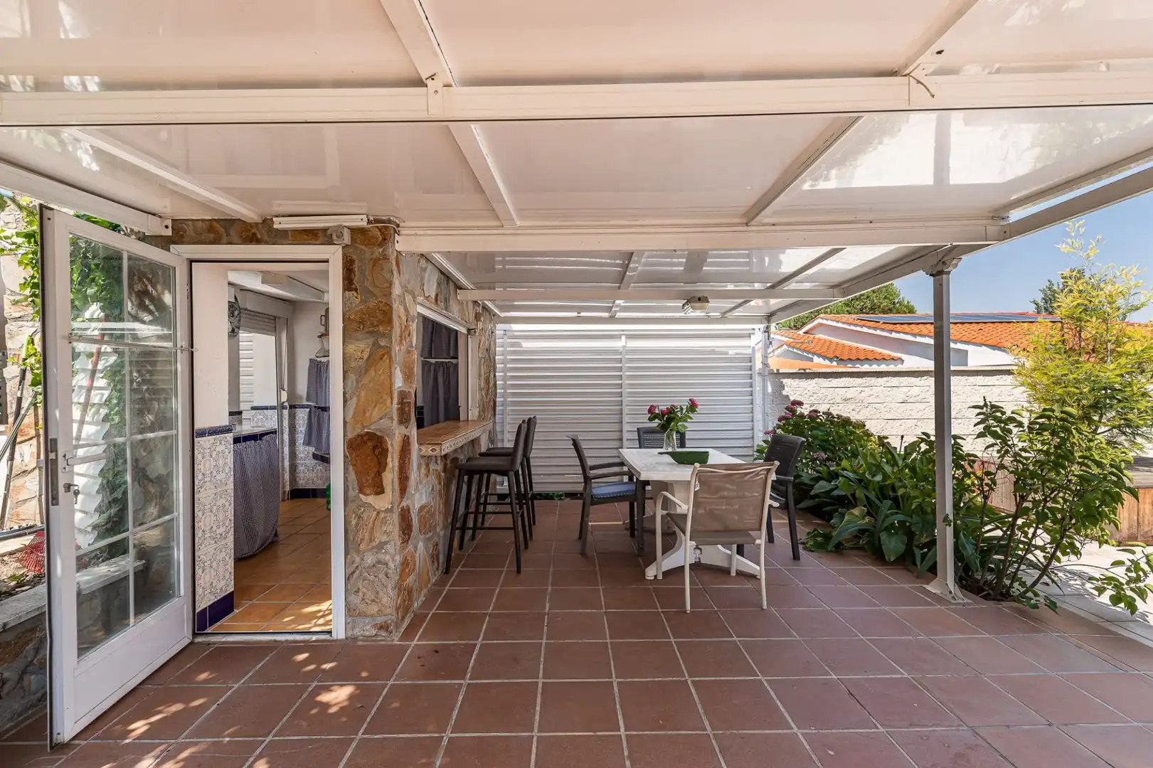 Terrassa de Casa o xalet en venda en Nuevo Baztán amb Aire condicionat, Calefacció i Jardí privat