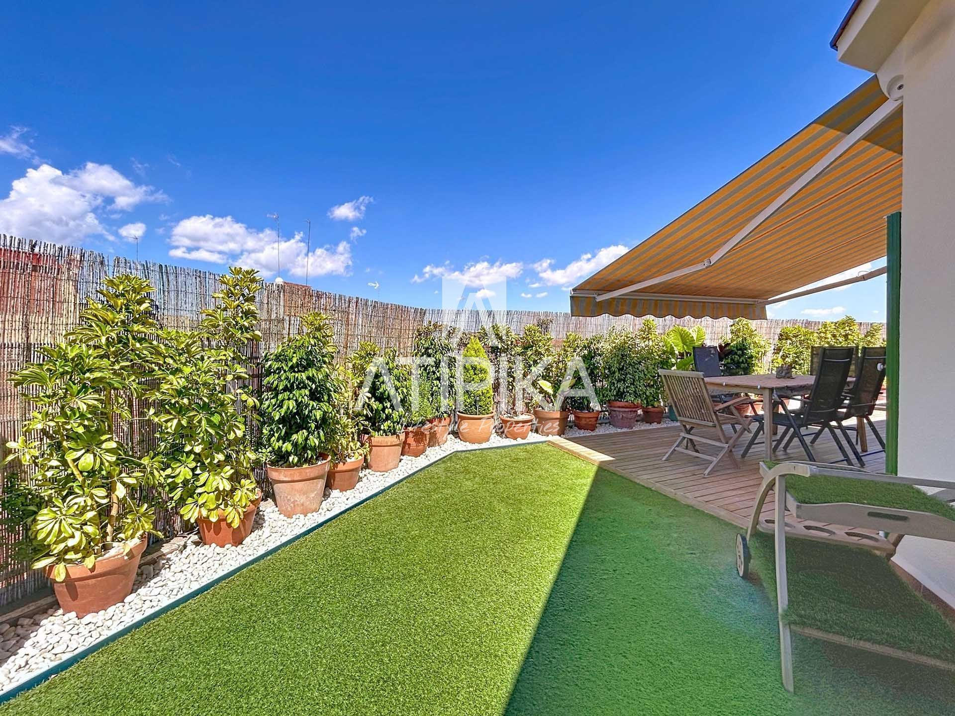 Terrace of Flat to rent in  Barcelona Capital  with Air Conditioner, Parquet flooring and Terrace