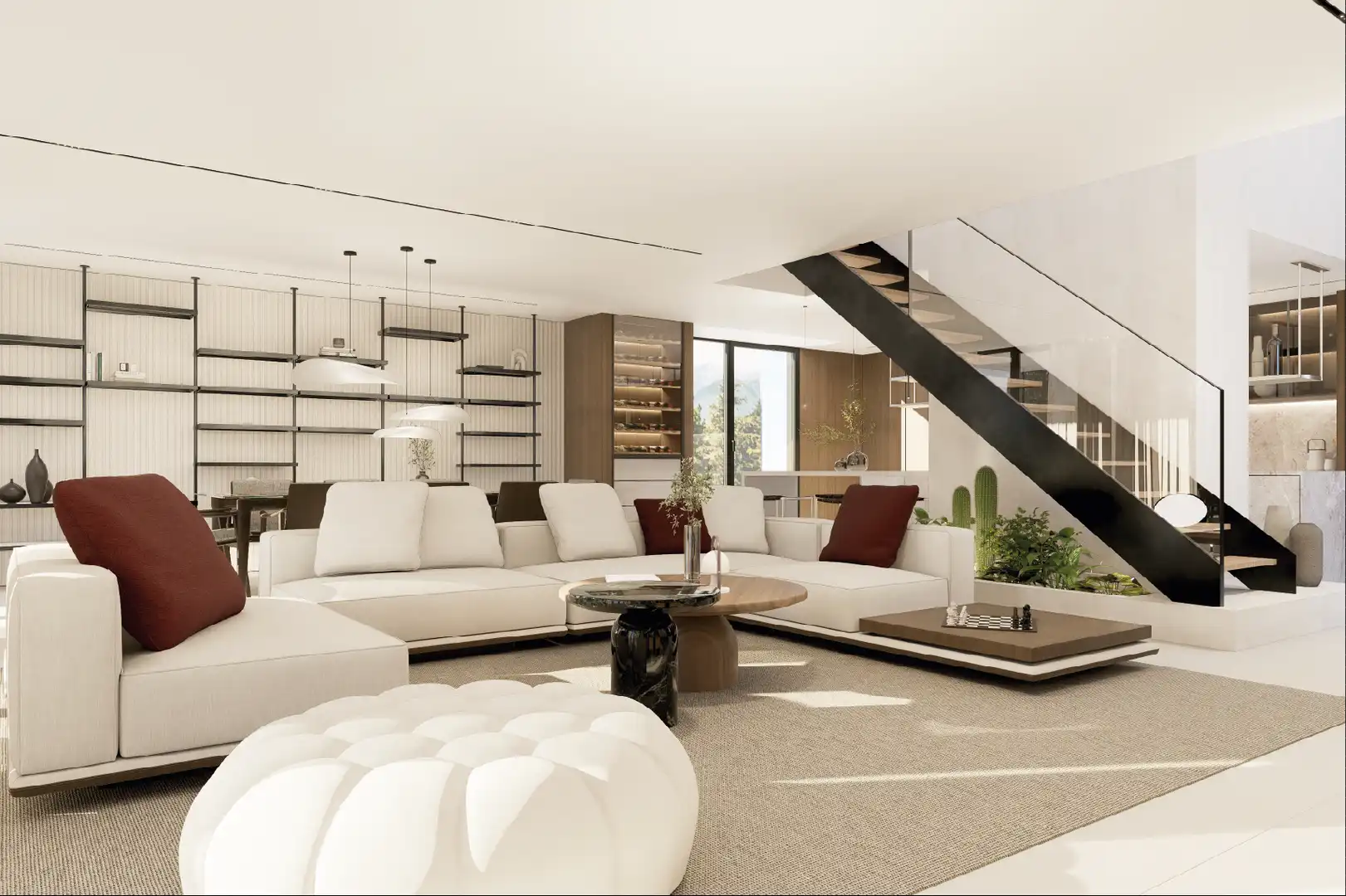 Sala d'estar de Casa o xalet en venda en Llinars del Vallès amb Aire condicionat, Jardí privat i Terrassa
