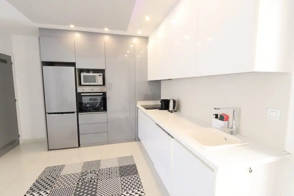 Cocina de Apartamento en venta en Pilar de la Horadada con Terraza y Piscina comunitaria