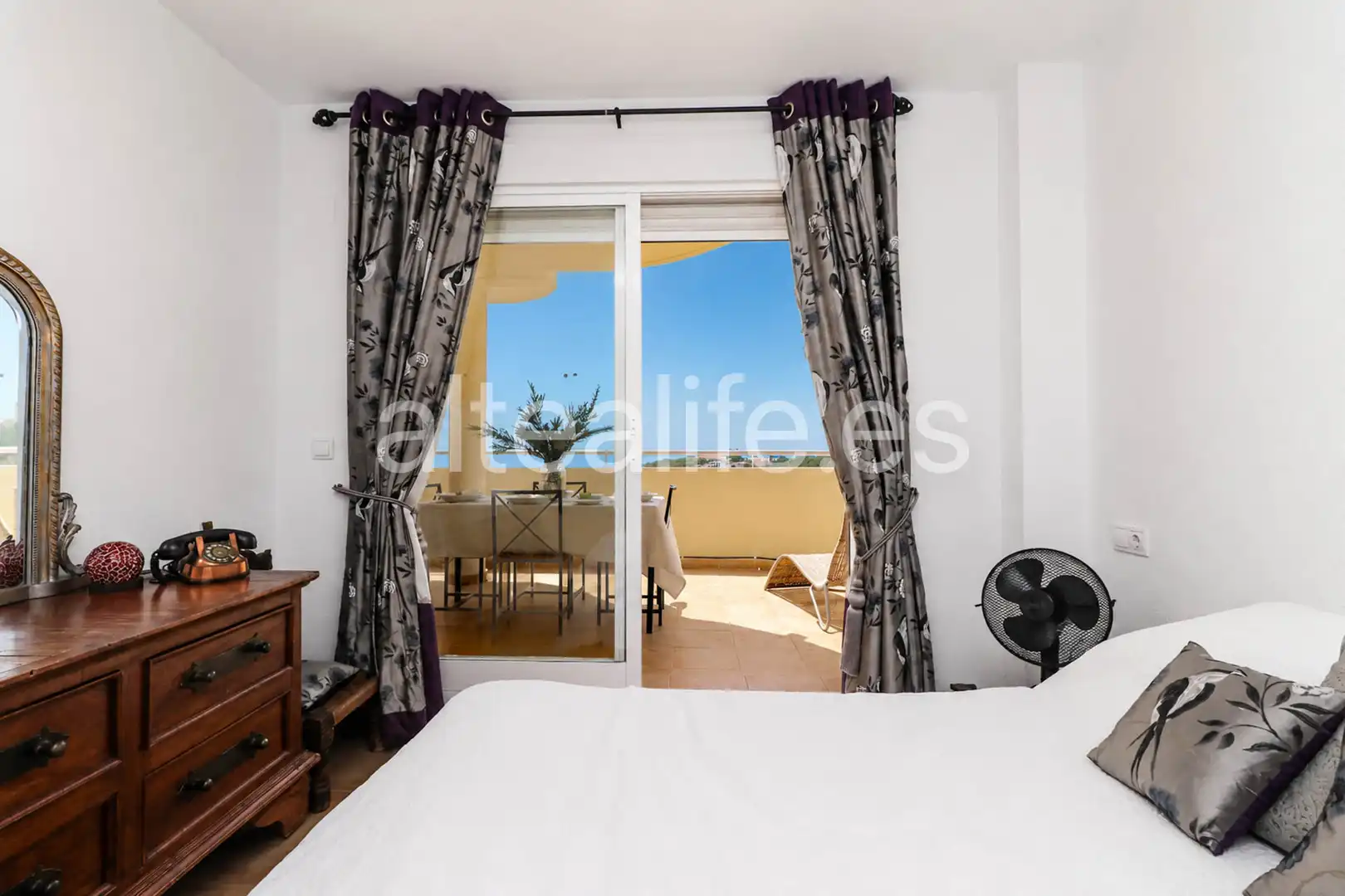 Habitación de Apartamento de alquiler en Altea con Terraza, Amueblado y Horno