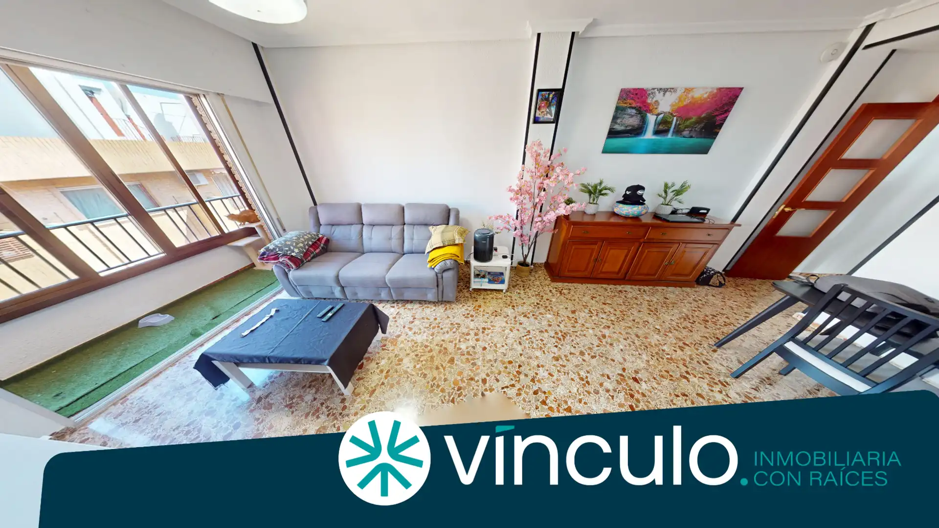 Living room of Flat for sale in Alicante / Alacant  with Air Conditioner, Furnished and Washing machine