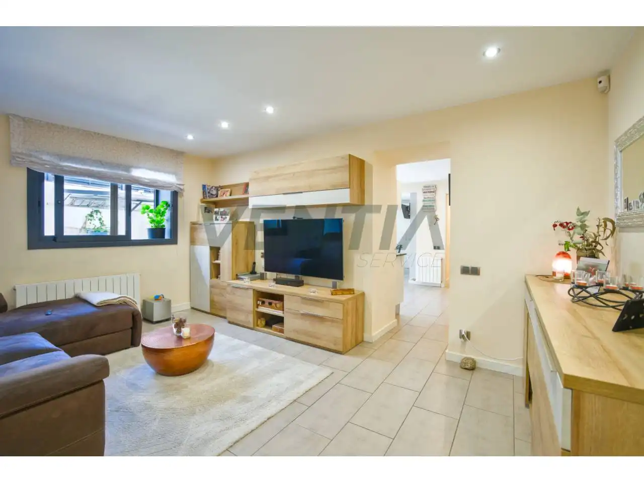 Living room of Houses for sale in Sant Feliu de Codines  with Air Conditioner, Heating and Private garden